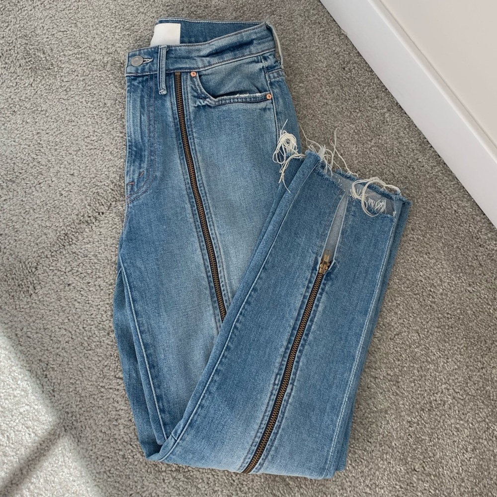 Mother Denim Zipper Jeans